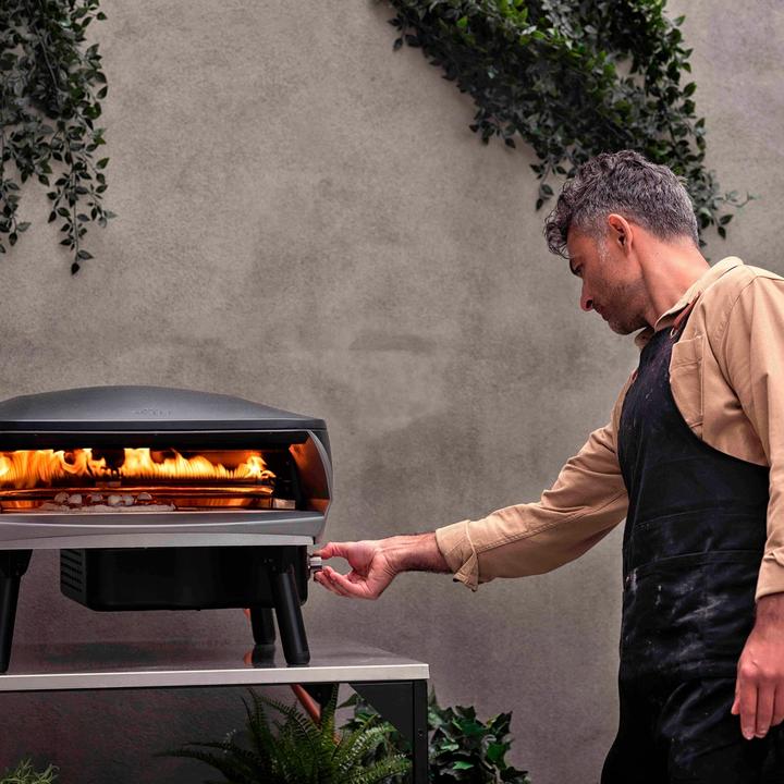 Actual product image Pizzaofen Etna Rotante matt orange (Pizza oven gas)