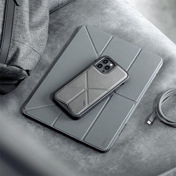 Produktbild Uniq etui Moven iPad 10.2" (2021/2020/2019) szary/charcoal grey (iPad 10.2 (2020))
