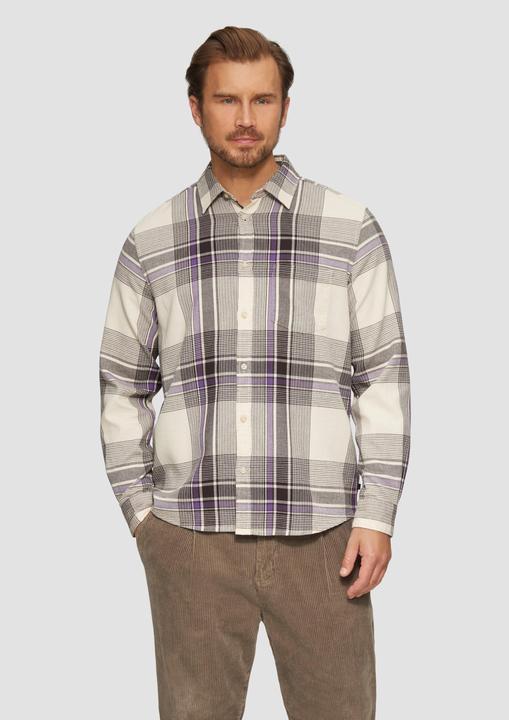 Image du produit S.Oliver Hemd Regular Fit: Strukturiertes Karohemd mit Brusttasche (XXL)