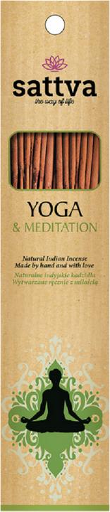 Immagine prodotto Sattva Ayurveda Incenso Indiano Yoga e Meditazione (15 PC) 30 g - Sattva