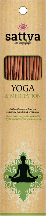 Actual product image Sattva Ayurveda Incense Indian Yoga and Meditation (15 PC) 30 g - Sattva