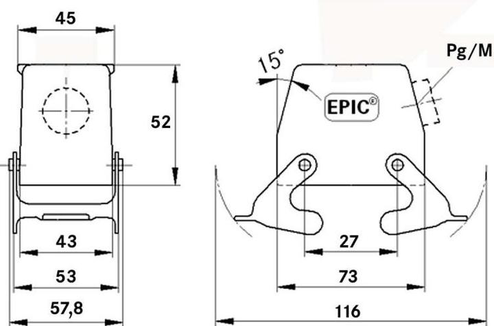 Produktbild Lapp Tüllengehäuse M20 EPIC® H-B 10