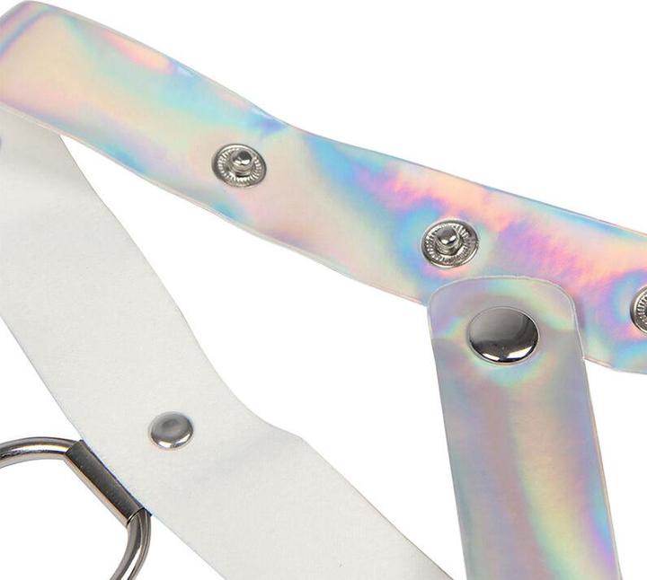 Produktbild Subblime 953737 Brustgurt Mit Ringen Und Ketten Silber Eine Grã–Sse