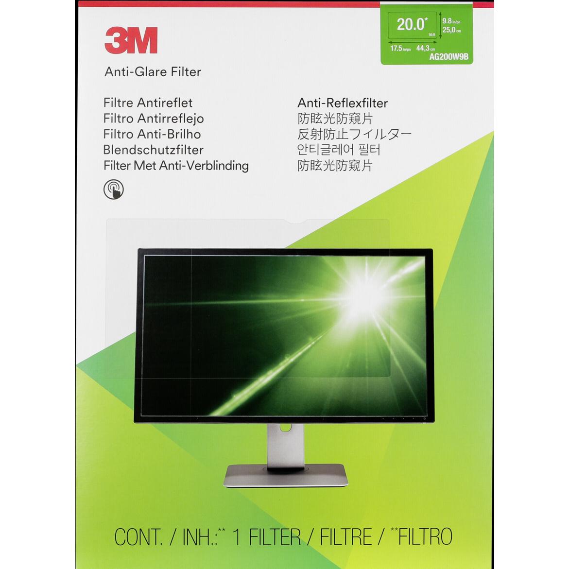Thumbnail - 3M AG200W9B (20", 16 : 9), Monitor Schutzfolie