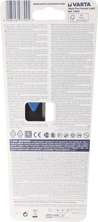 Image du produit Varta Work Flex (17.33 cm, 110 lm)