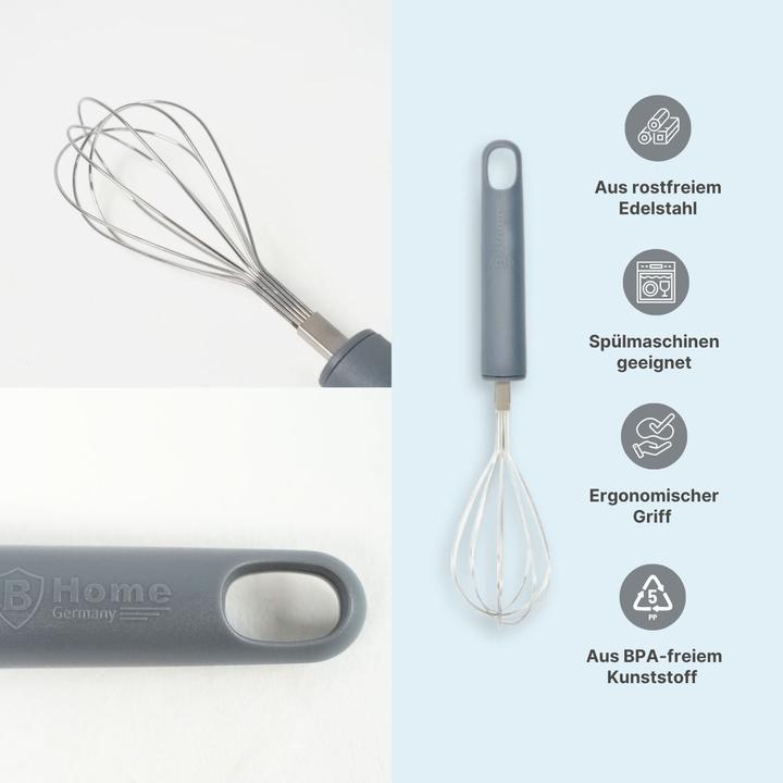 Image du produit B-Home Schwingbesen Schneebesen Rührbesen Schlagbesen Handquirl