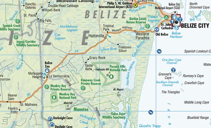 Produktbild Belize 1:500 000 500000