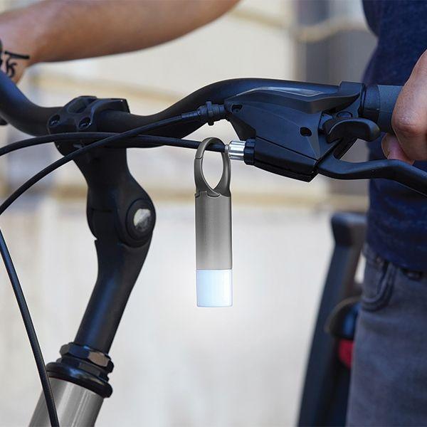 Actual product image Lexon Nomaday Flash Brelok LED szary/gun LL137X