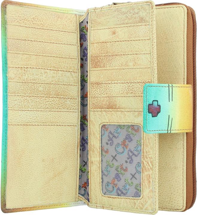 Actual product image Greenland Nature Art+Craft wallet RFID leather 20 cm