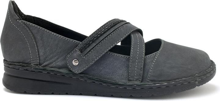 Image du produit Pédiconfort Ballerines brides croisées à scratch femme (40)