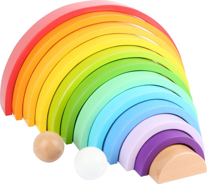 Image du produit small foot Blocs en bois Arc-en-ciel XL