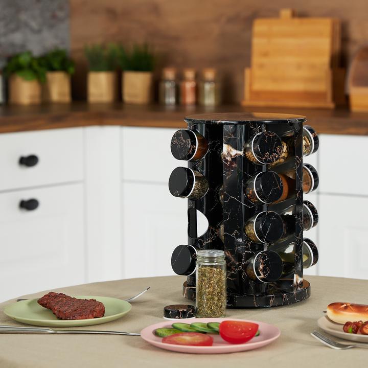 Actual product image Relaxdays 17pcs. spice carousel