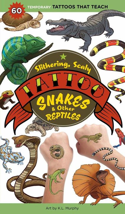 Produktbild Slithering, Scaly Tattoo Snakes & Other Reptiles (Englisch, Editors Of Storey Publishing, K. L. Murphy, 2023)