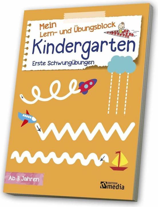 Mein Lern- & Übungsblock Kindergarten - Erste Schwungübungen (German, 2020)
