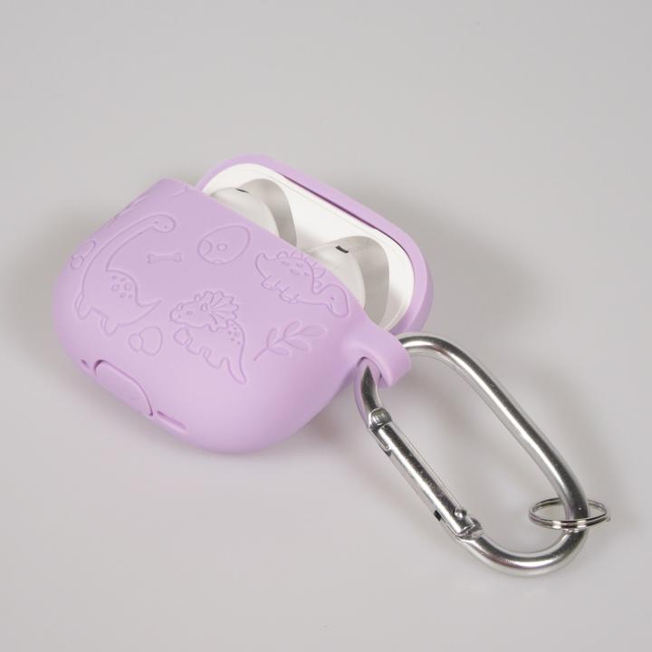 Actual product image PhoneLook Hülle Gravierte Silikon-Dinosaurier und Blumen t (Headphone sleeve)