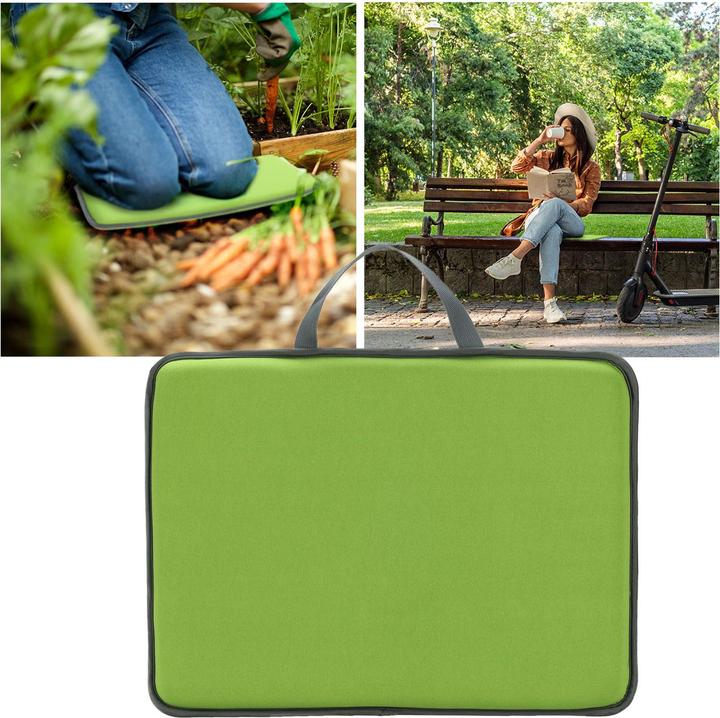 Produktbild ProGarden Knie- und Sitzkissen aus Memory-Foam, 40 x 30 cm, grÃ¼n/grau