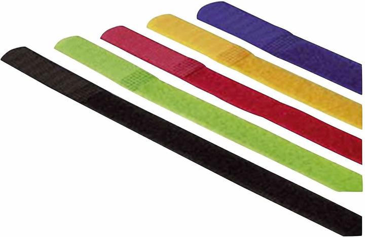 Image du produit MediaRange Klett-Kabelbinder-Streifen (Serre-câbles velcro, 215 mm, 5 pcs)