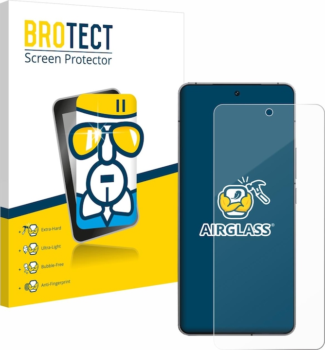 Actual product image BROTECT AirGlass Glass (1 Piece, Vivo iQOO 12 Pro)