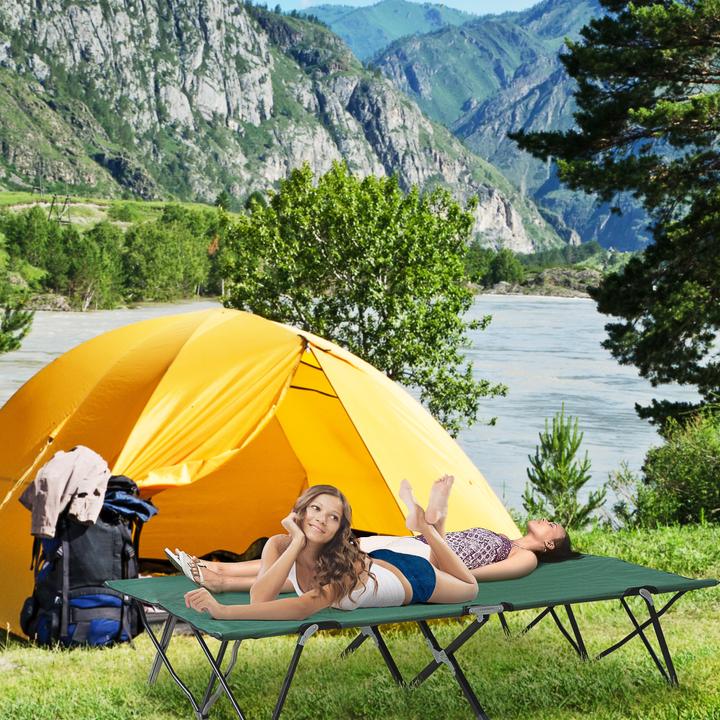 Actual product image Outsunny Camp bed with carry bag