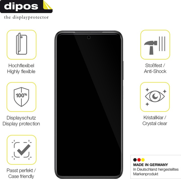 Produktbild Dipos 3D Full Cover Schutzfolie (1 Stück, Xiaomi Poco M5s)