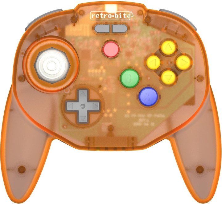 Immagine prodotto retro-bit Tribute 64 Wireless (Falco Arancione) - Gamepad - Nintendo 64 (Switch)