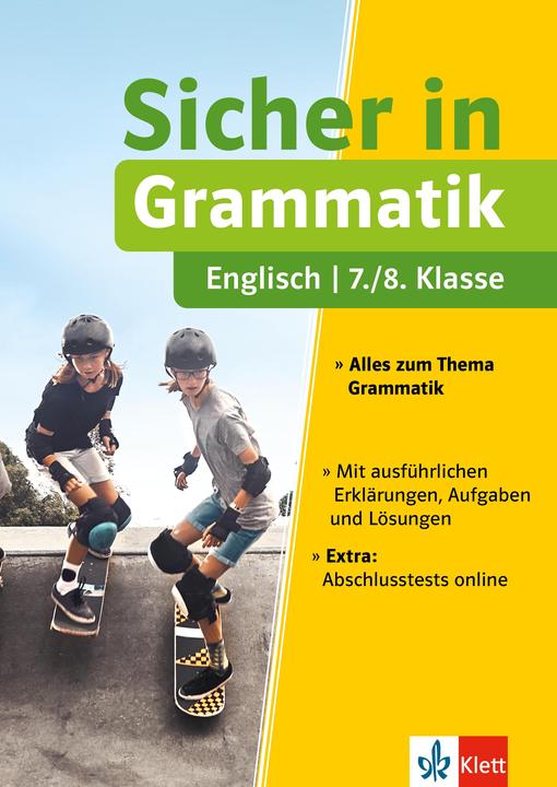 Actual product image Sicher in Englisch Grammatik 7./8. Klasse (English, German, 2022)