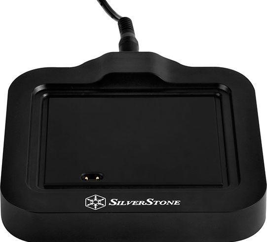 Produktbild Silverstone SST-QIB052-D Qi Lader mit Docking Station - schwarz (15.50 W)