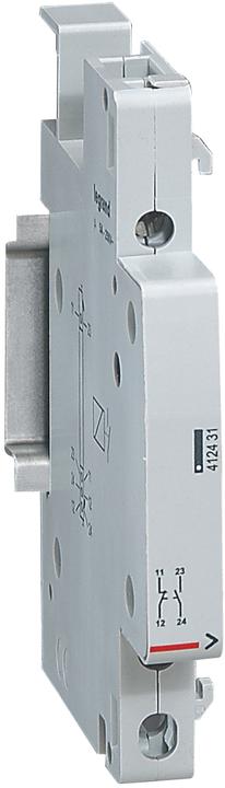 Actual product image Legrand Auxiliary switch 1NO 1NC Side mounting PS 385 (412431)