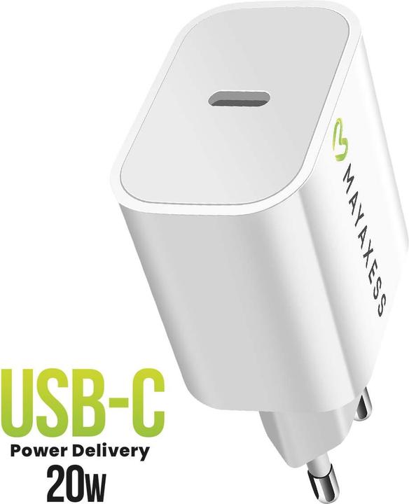 Produktbild Mayaxess USB-C Schnellladegerät 20W iPhone 17 Air (20 W)