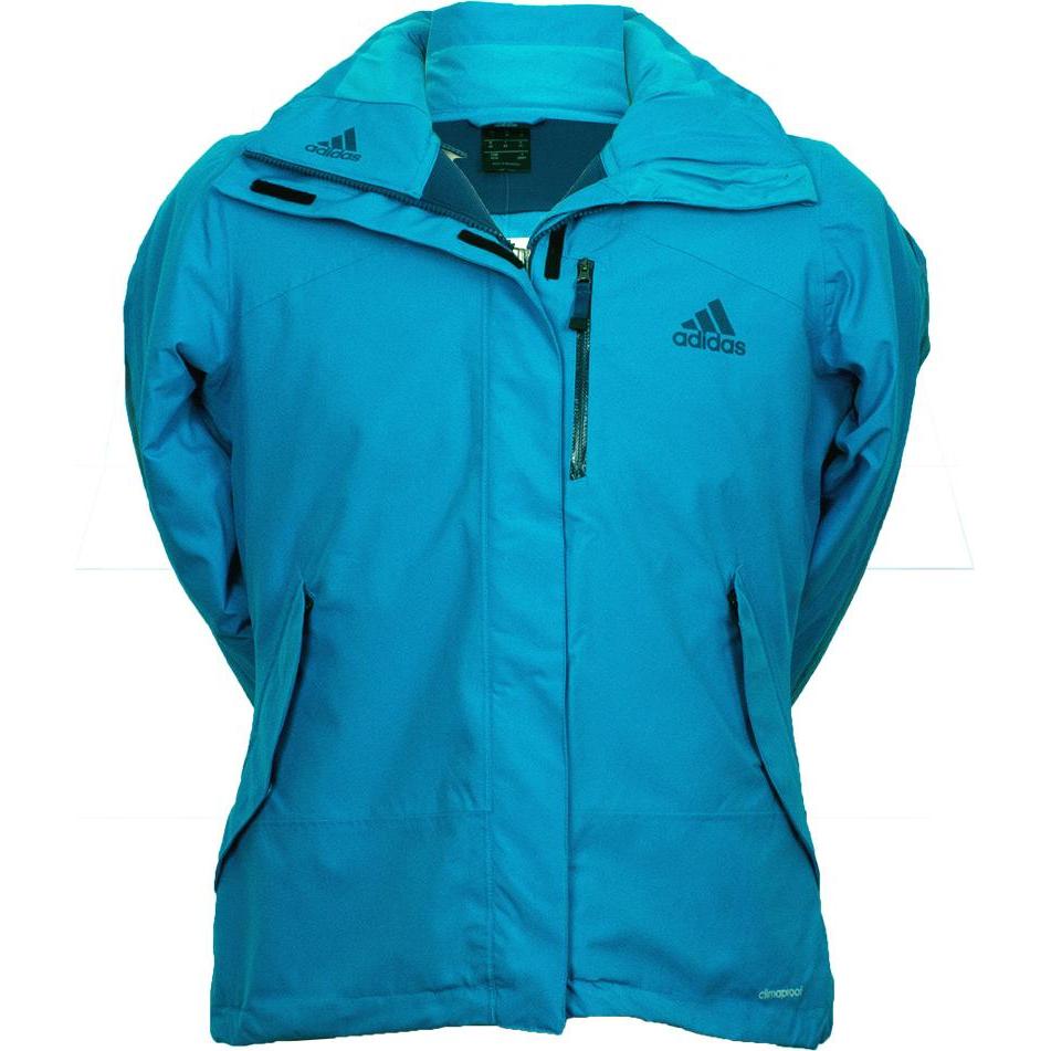 adidas, Damen, Skijacke, Event Outdoor Wetterschutz Jacke Winterjacke Skijacke (42), Blau, 42