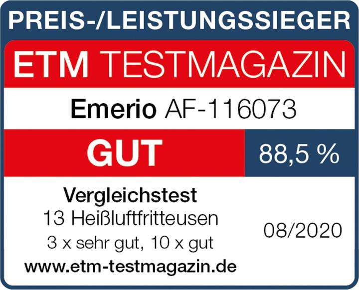 Produktbild Emerio Heissluftfritteuse, Smart Fryer, 4.5L, Cool Touch