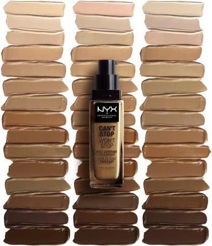 Actual product image NYX Professional Make-Up Can't Stop Won't Stop - Full Coverage Foundation Pale (Pale)