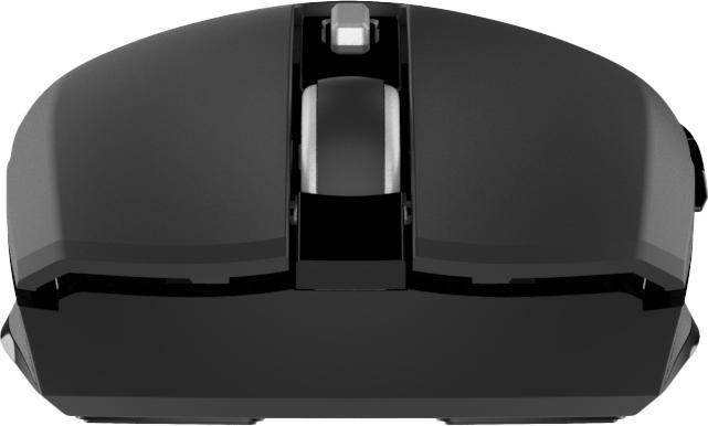 Actual product image Deltaco Silent Wireless USB-C Travel Mouse with USB-C Rece - Mus - 6 scarce - Sort (Wireless)