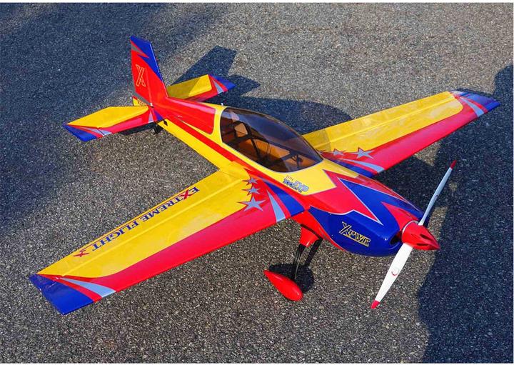 Produktbild Extremeflight-RC extra 300 60" exp v2 plus rot/gelb/weiss arf mit tragflächen-schnellverschluss