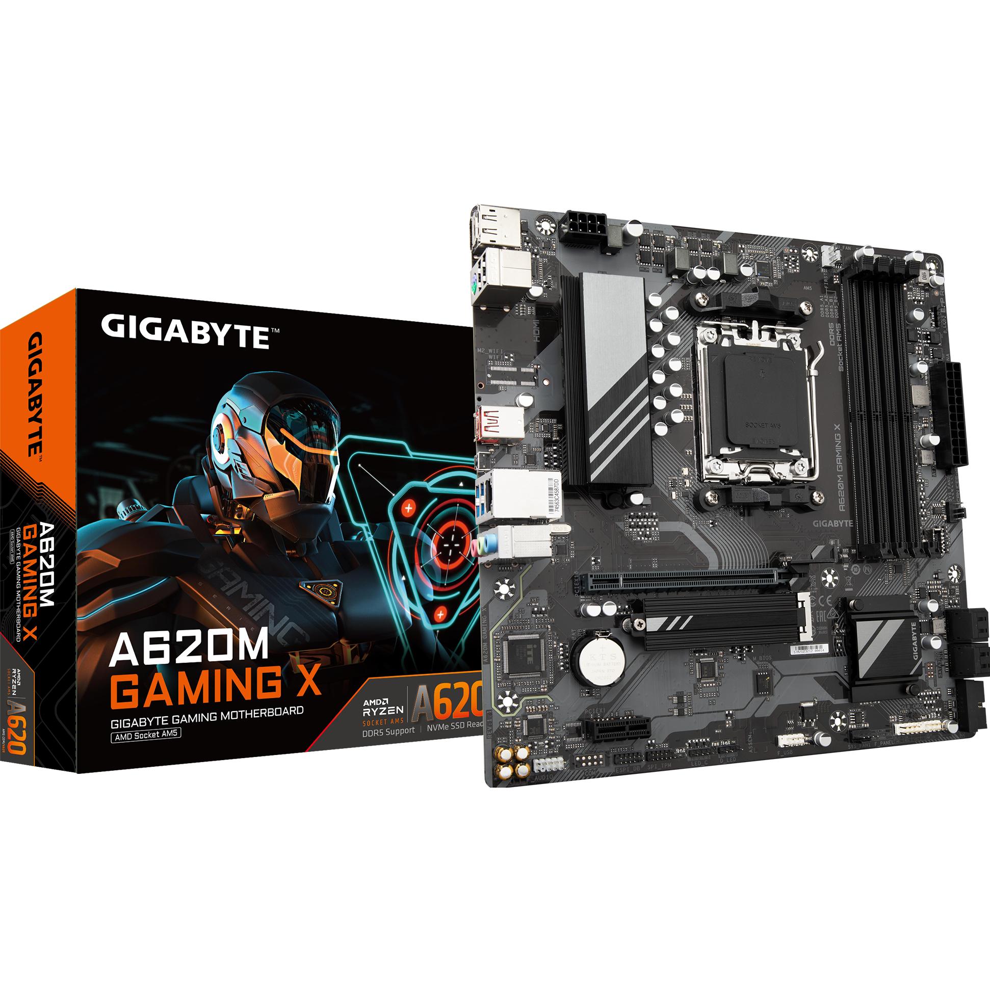 Gigabyte A620M GAMING X (AM5, AMD A620, mATX), Mainboard