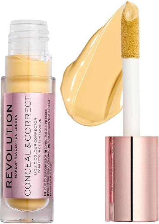 Actual product image Makeup Revolution Revolution Conceal and Correct Concealer Banana Deep 4g (Banana Deep)