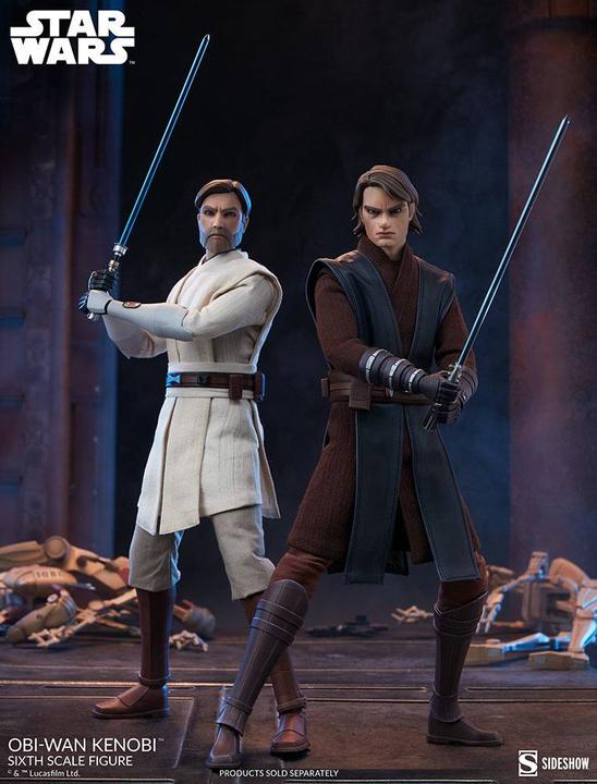 Immagine prodotto Sideshow Star Wars The Clone Wars Action Figure 1/6 Obi-Wan Kenobi