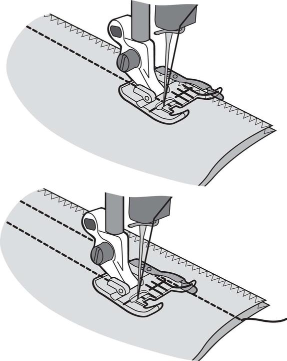 Produktbild Husqvarna Transparenter Nahtzugabenfuss