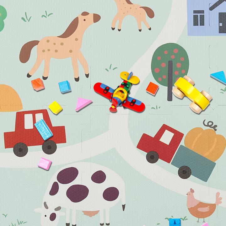 Image du produit Relaxdays Tapis-de-jeu (89.50 x 89.50 cm)