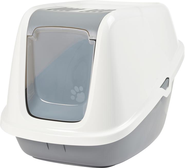 Savic Katzentoilette Nestor Giant, weiss-grau (Katzenklo geschlossen)