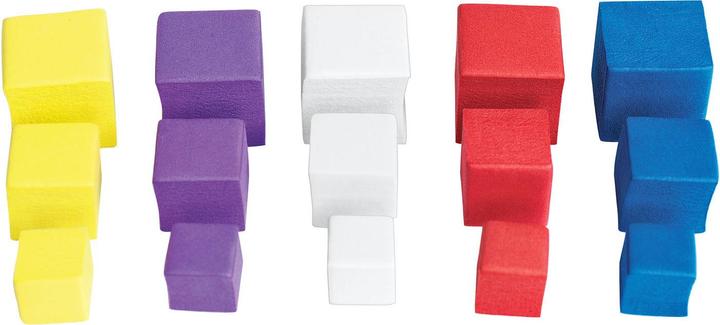 Actual product image Colorations Self-adhesive foam blocks, 300 pieces.