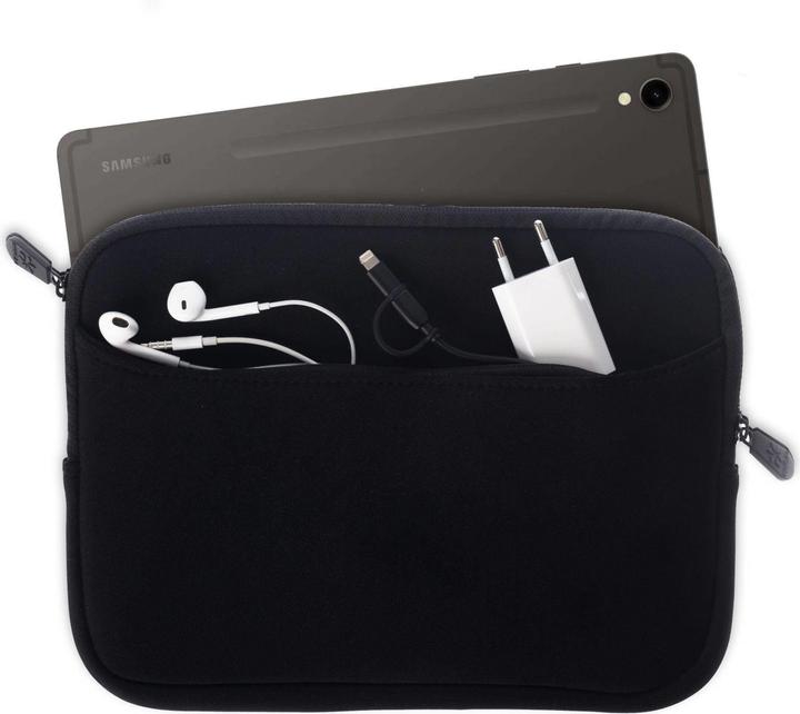 Produktbild !K7 DarkRoom Neopren Tasche/Sleeve| Samsung Galaxy Tab A & S bis 11| schwarz| (62929) (10" Tablets, Tablets 10", 10.1" Tablets)
