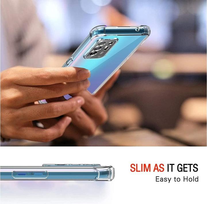 Actual product image Screenguard Oppo A94 5G Case Crystal Soft Airbag Bumper (Oppo A94 5G)