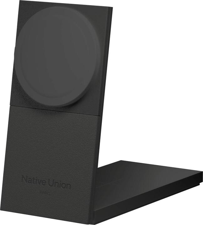Native Union Rise 2-In-1 Qi2 Wireless Charger Black (15 W)
