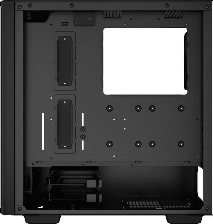 Actual product image Deepcool MID-TOWER HOUSING CK560 Side Window, Black, Mid-Tower, Power Supply Included in Faith No. (ATX, mATX, E-ATX, Mini-ATX)