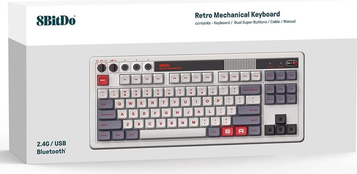 Actual product image 8bitdo Mechanical Keyboard - N Ed. ISO (QWERTZ) (Germany)