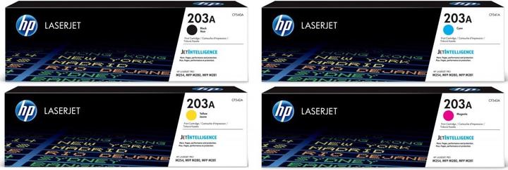Actual product image HP 203A Set of 4