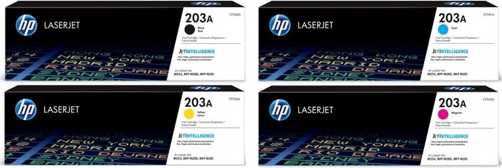 Actual product image HP 203A Set of 4