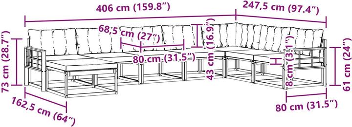 Produktbild vidaXL Sofa Set
