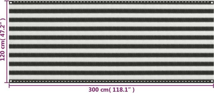 Image du produit vidaXL Balkon-Sichtschutz (300 cm)